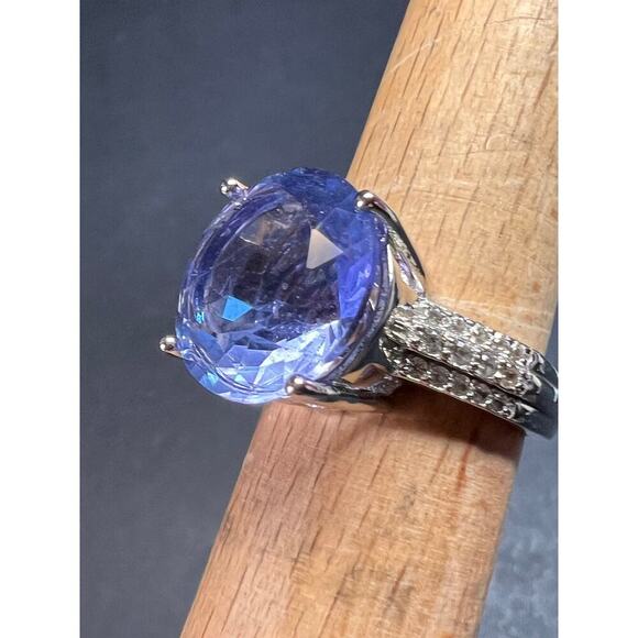 NEW color change fluorite sterling silver ring size 7 - Picture 2 of 16